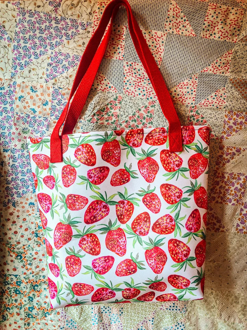 Strawberry Tote Bag