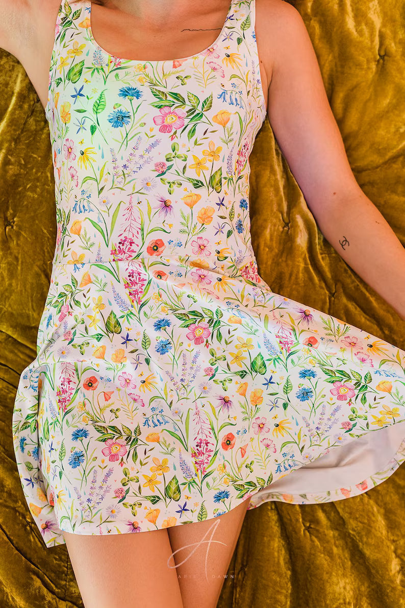 Wildflower Skater Dress