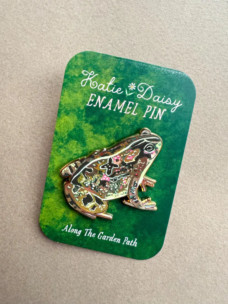Garden Toad Enamel Pin