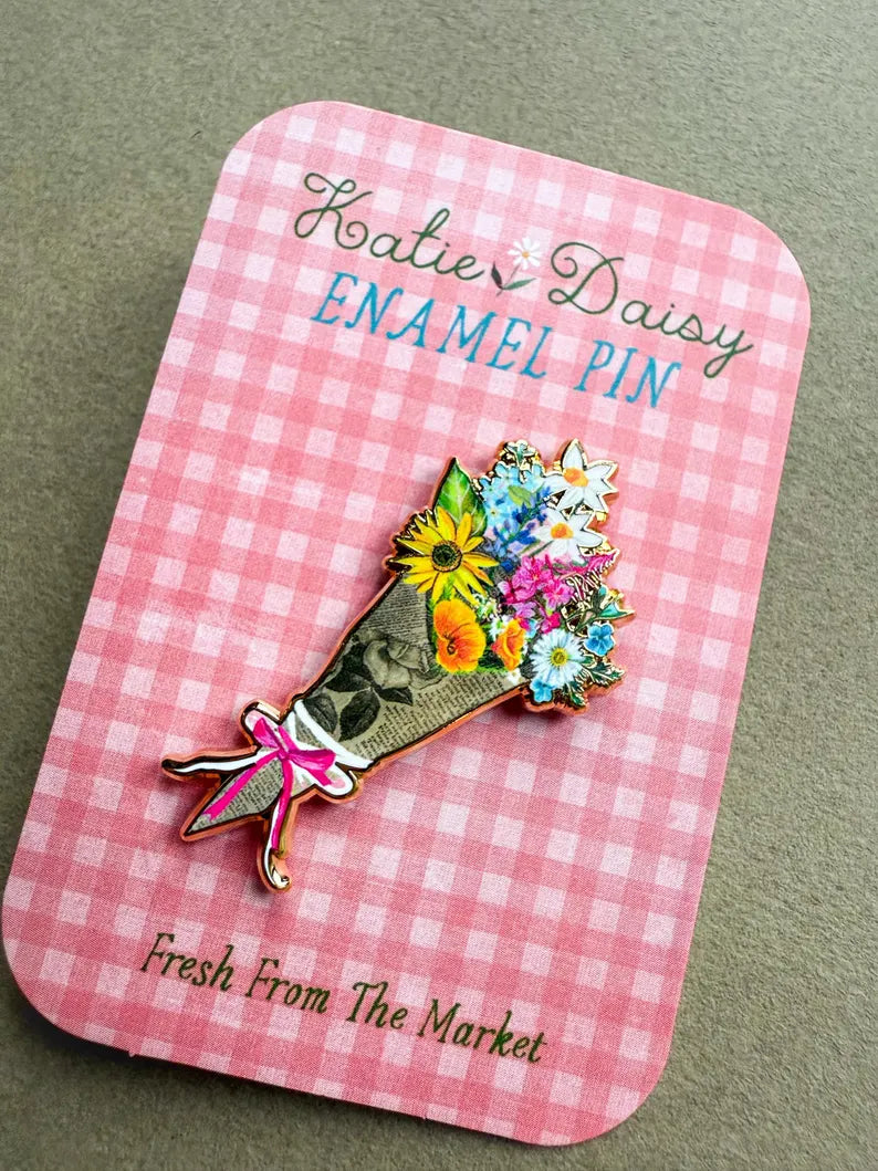 Bouquet Enamel Pin