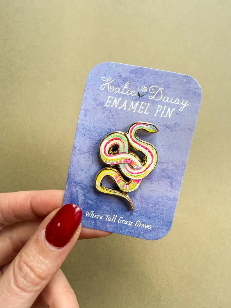 Snake Enamel Pin