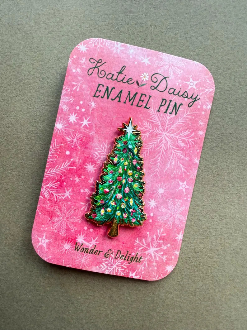 Christmas Tree Enamel Pin