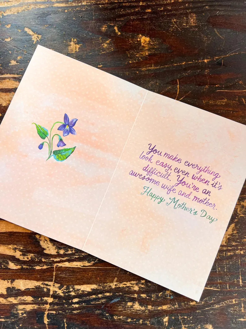 In Awe of You - Mother’s Day Card for Wife