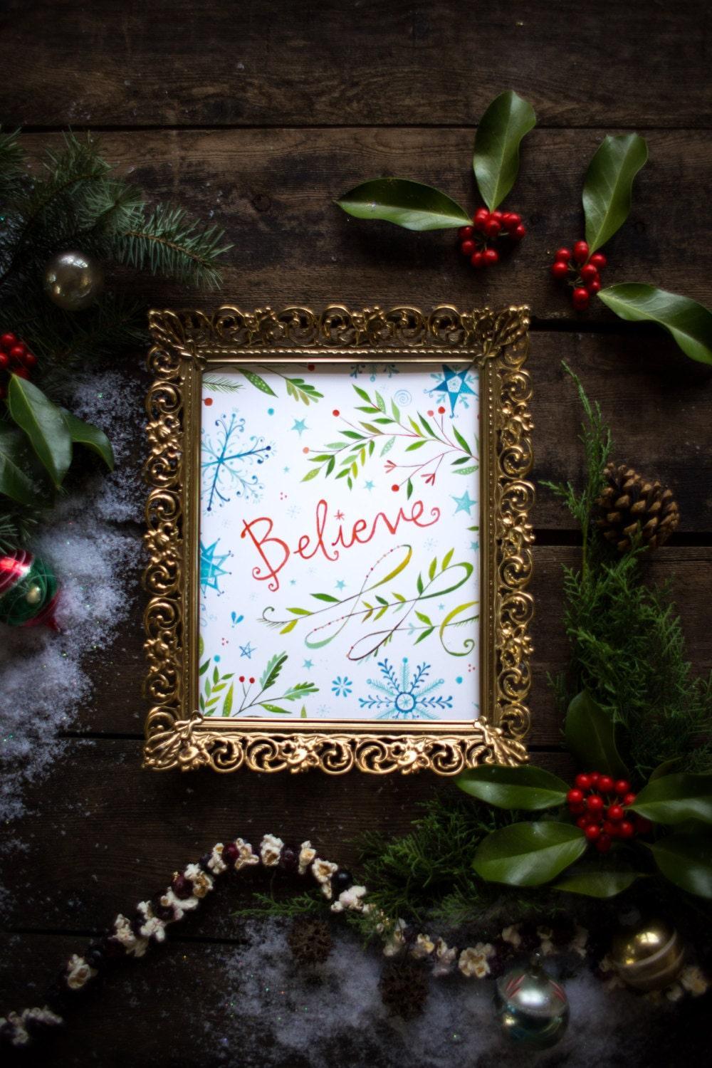 Believe Art Print