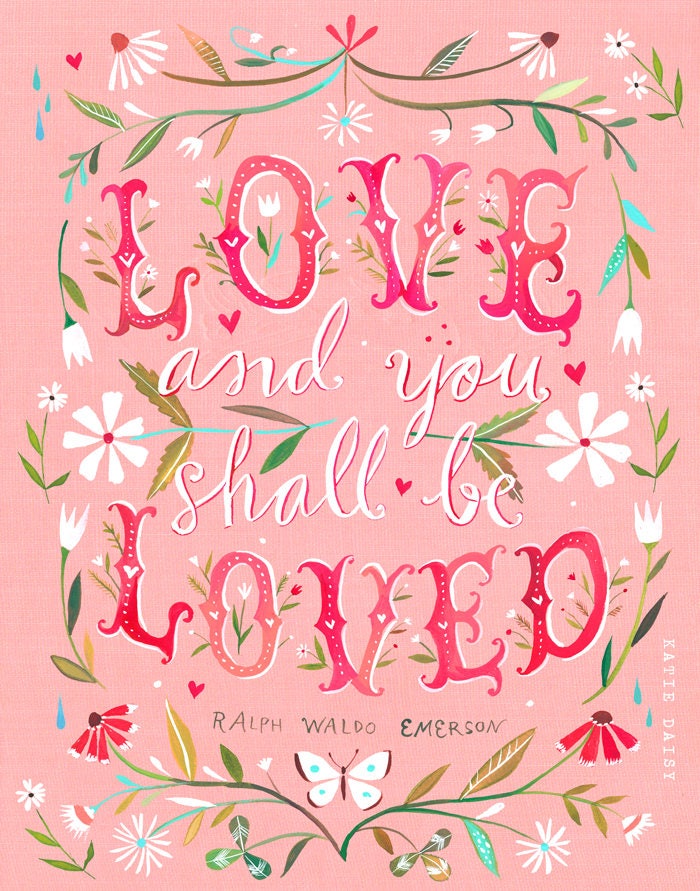 Shall Be Loved Art Print