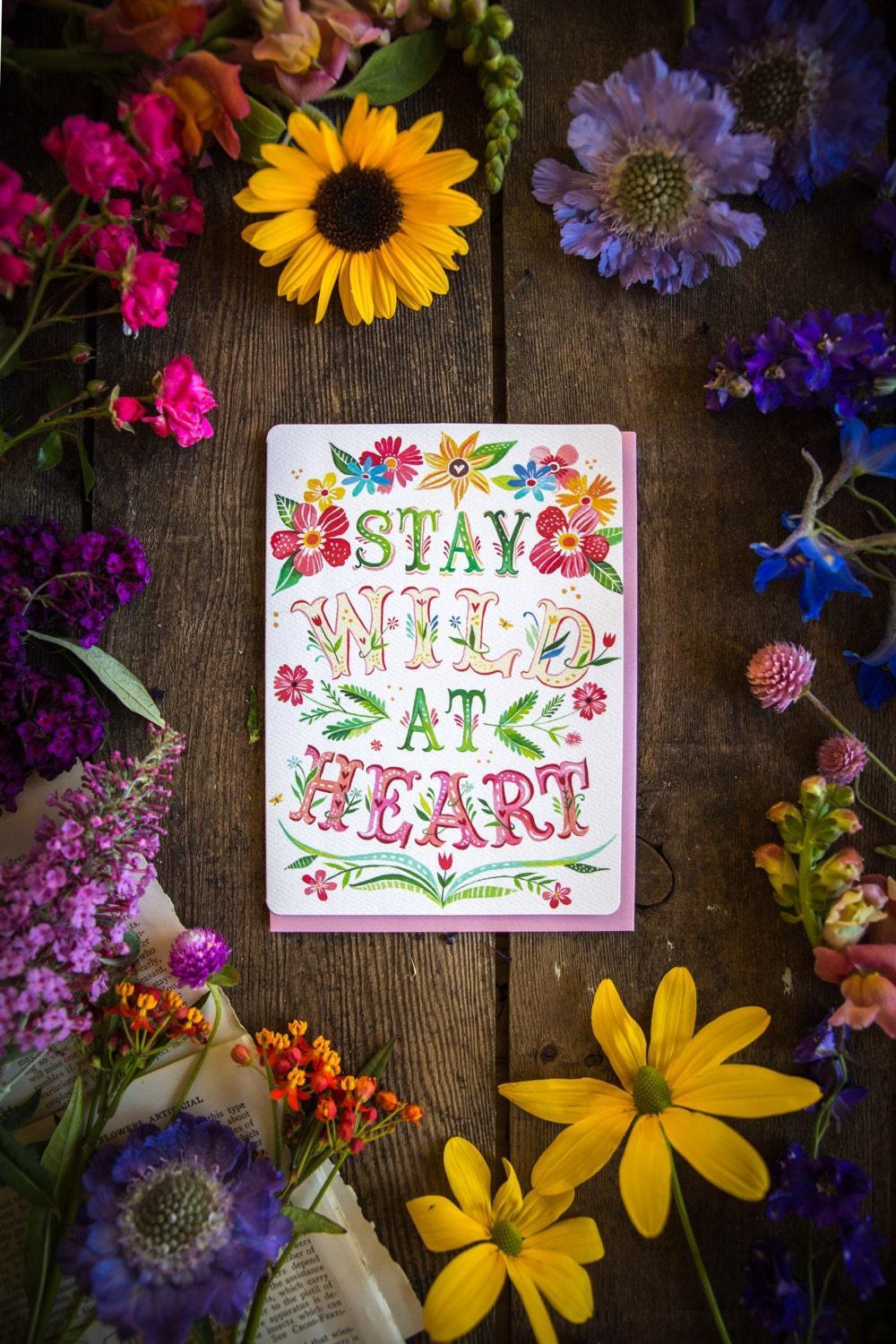 Wild at Heart - Birthday Card