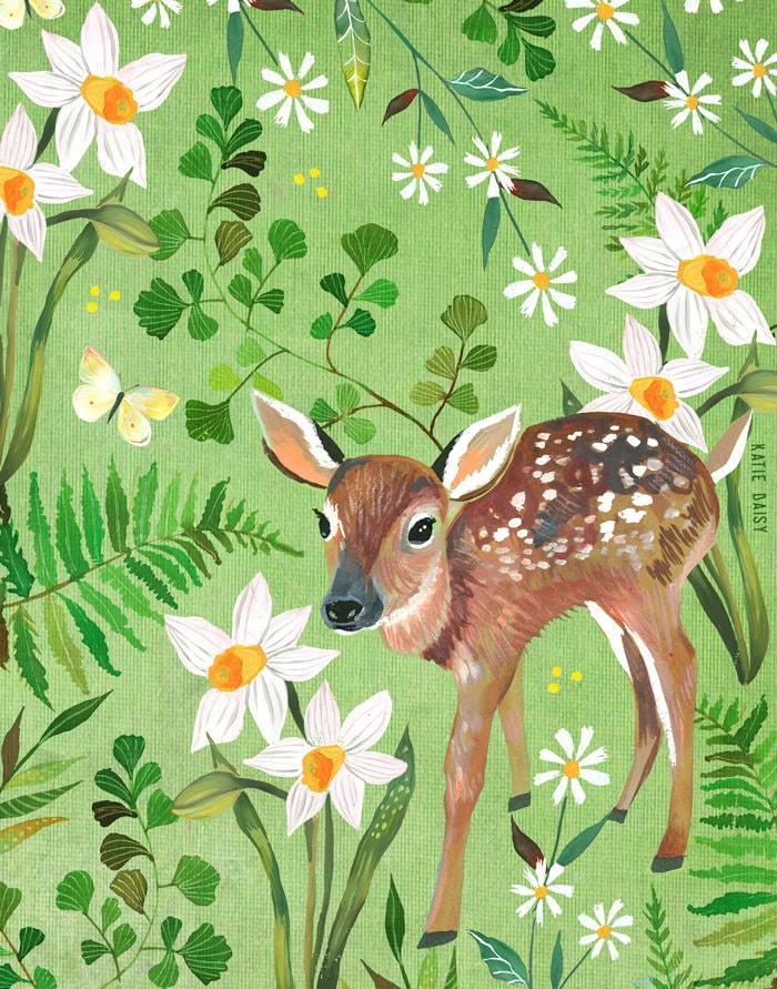 Fawn Art Print