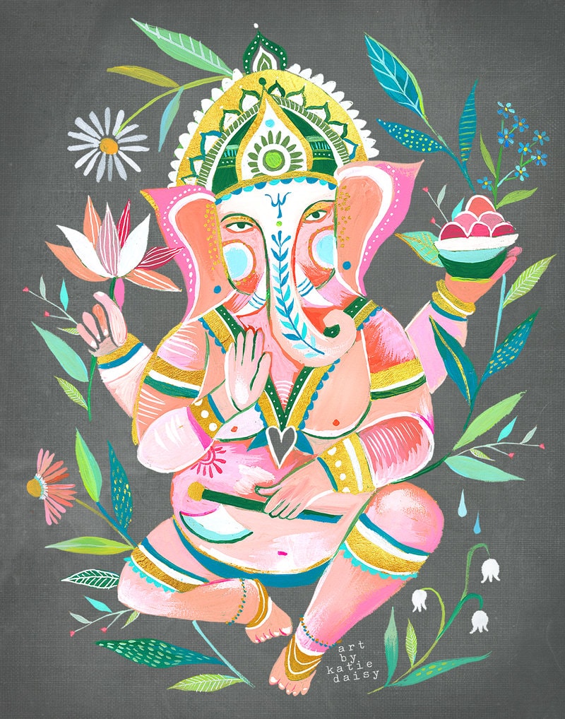 Ganesha Art Print