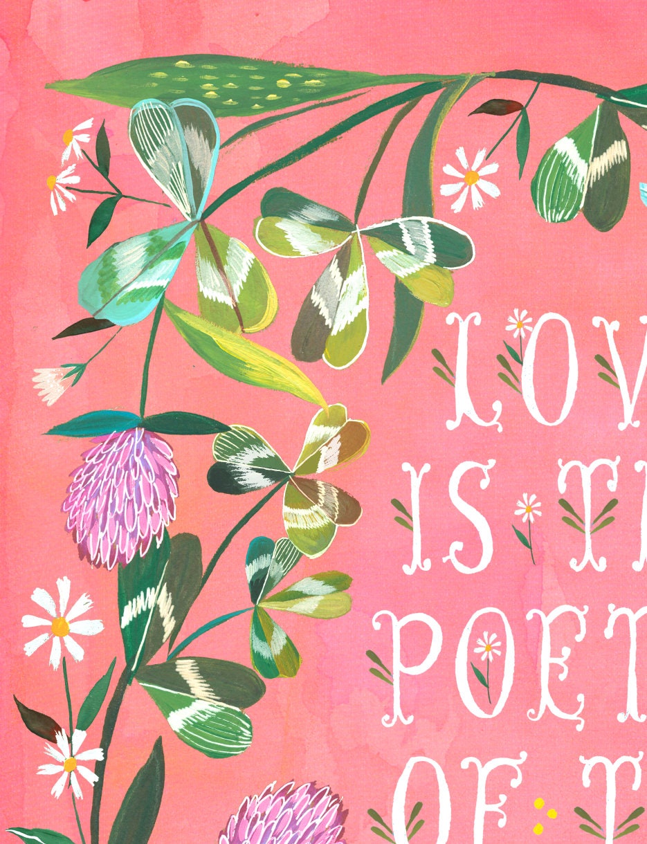 Poetry of The Senses Art Print