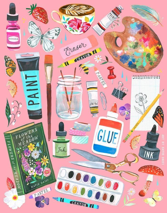 Tools for Magic Making Art Print