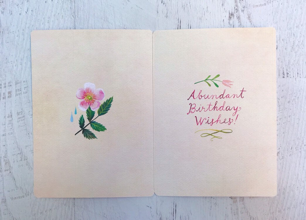 Plant Kindness Gather Joy - Greeting Card