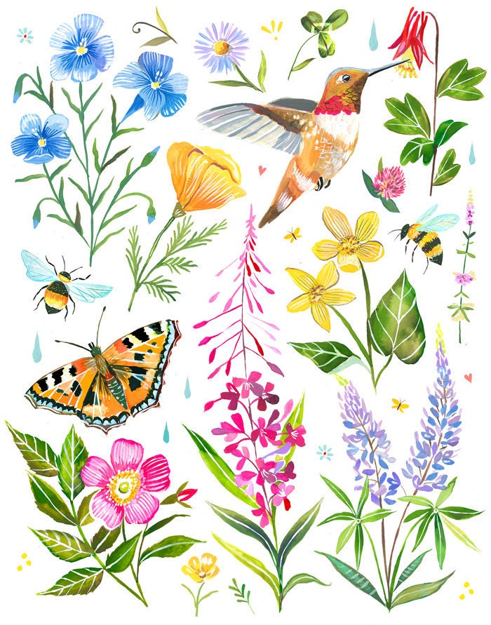 Oregon Garden Art Print