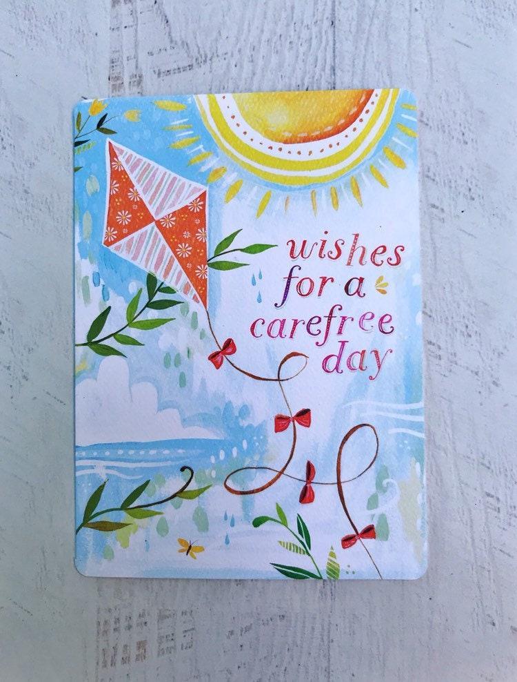 Carefree Day - Birthday Card