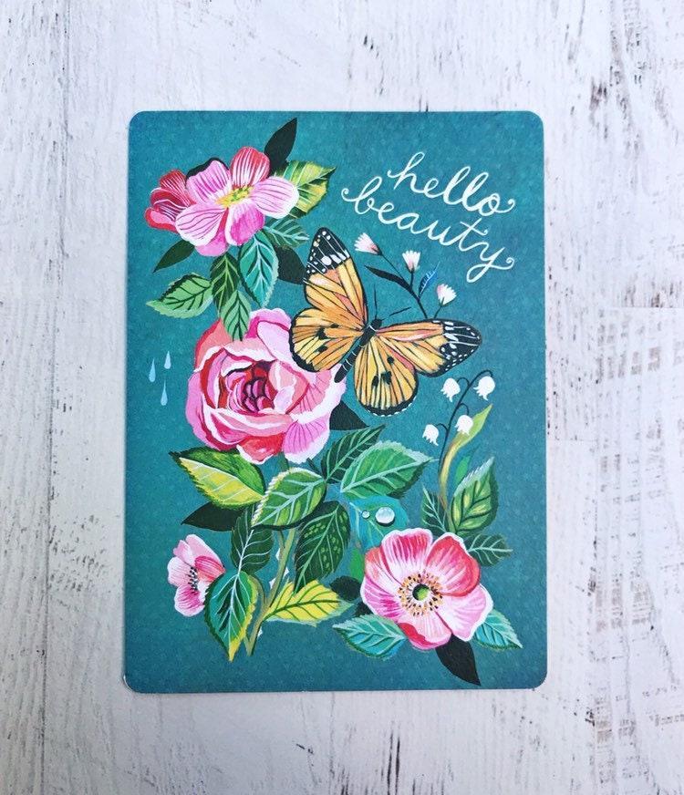 Hello Beauty - Greeting Card