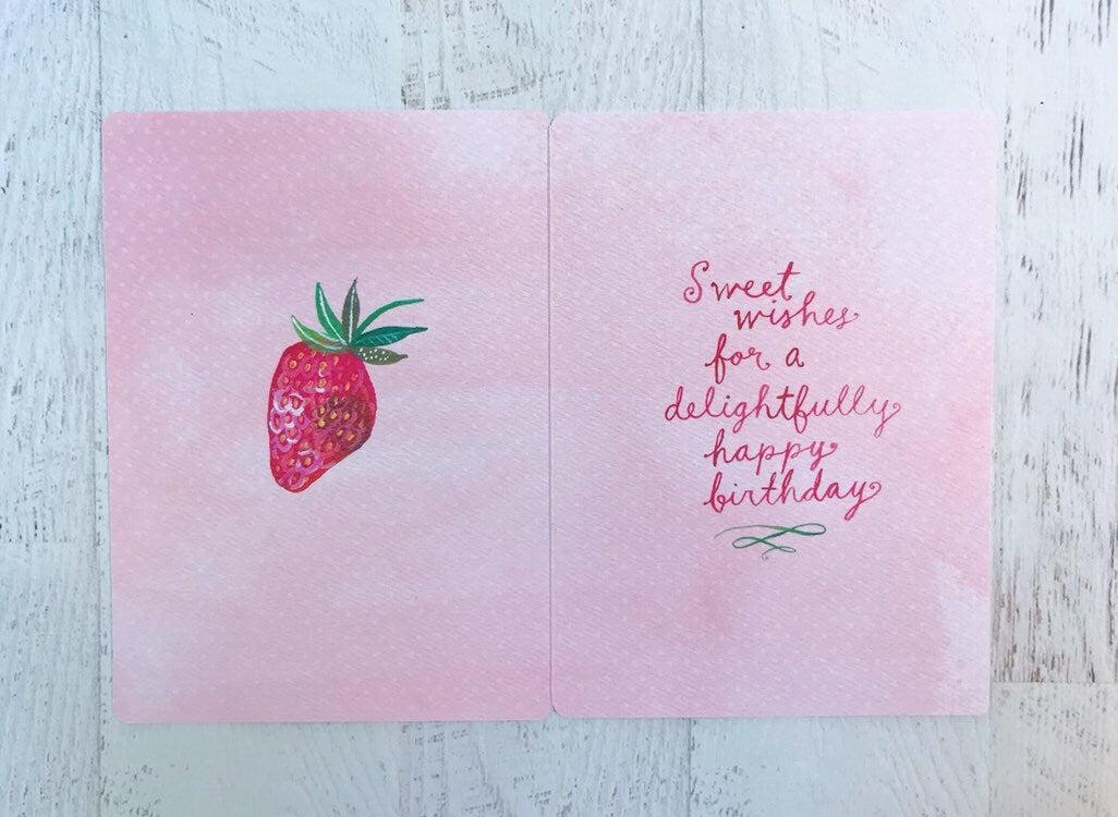 Birthday Cake - Greeting Card