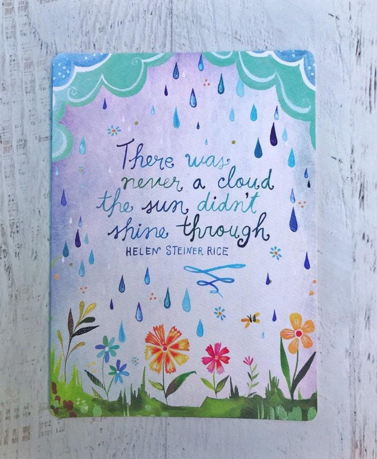 Never a Cloud - Greeting Card