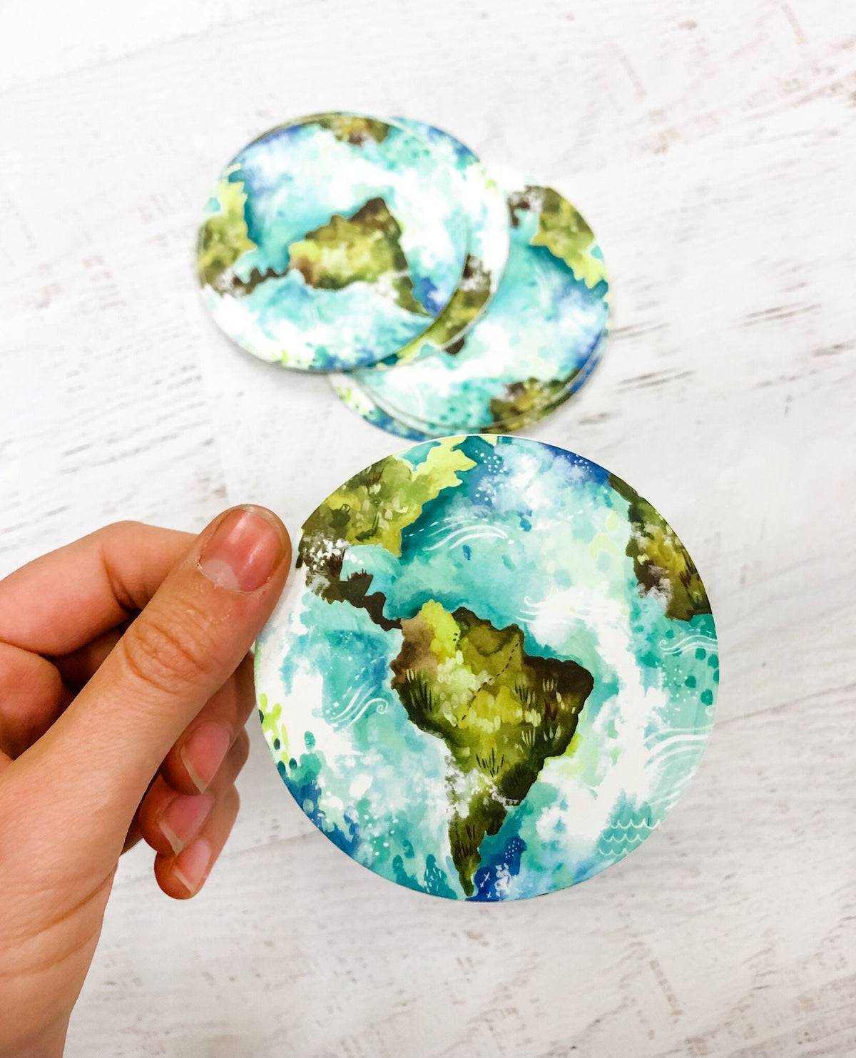 Earth Matte Sticker | Katie Daisy | Joyful Goods for the Wildflower Heart