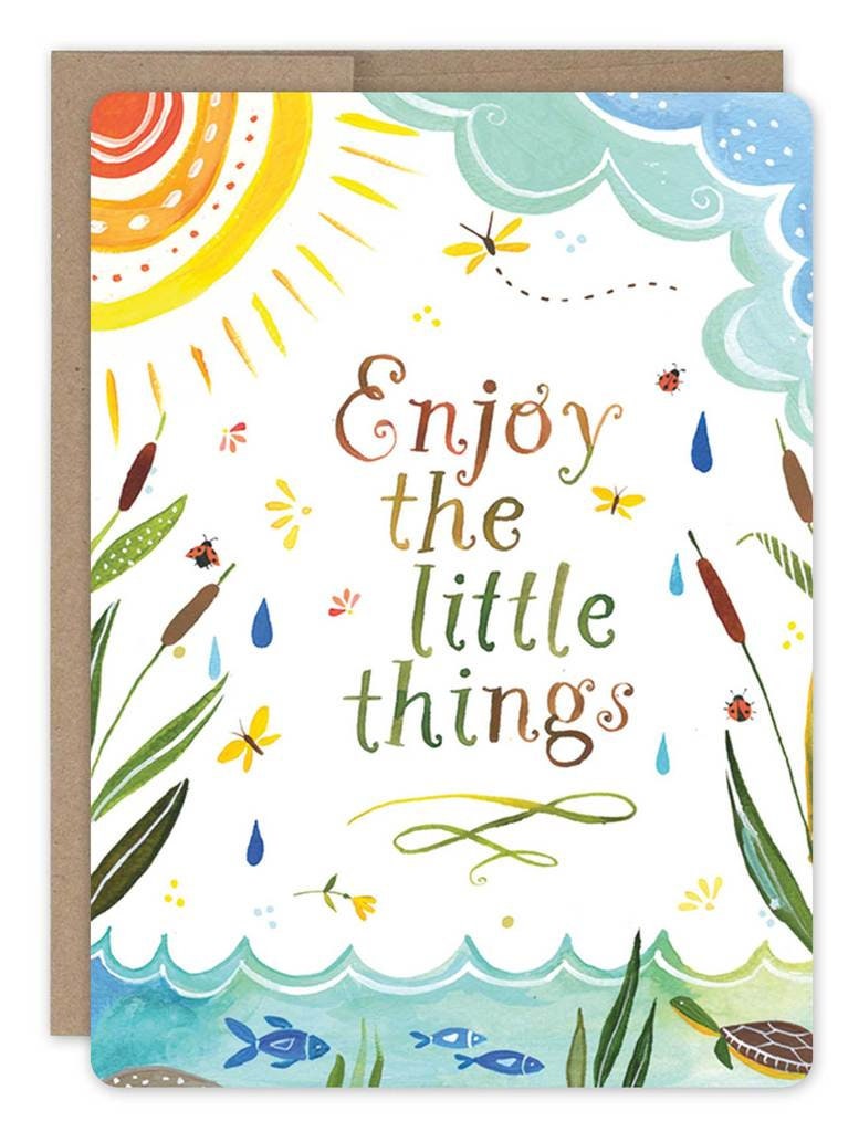 Enjoy the little things - Birthday Card