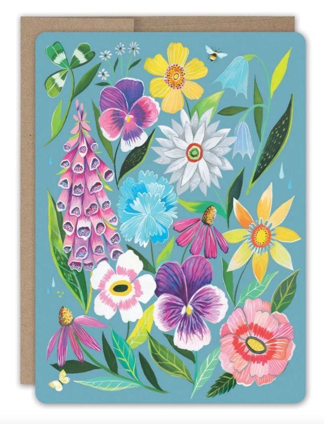 Get Well Florals - Greeting Card