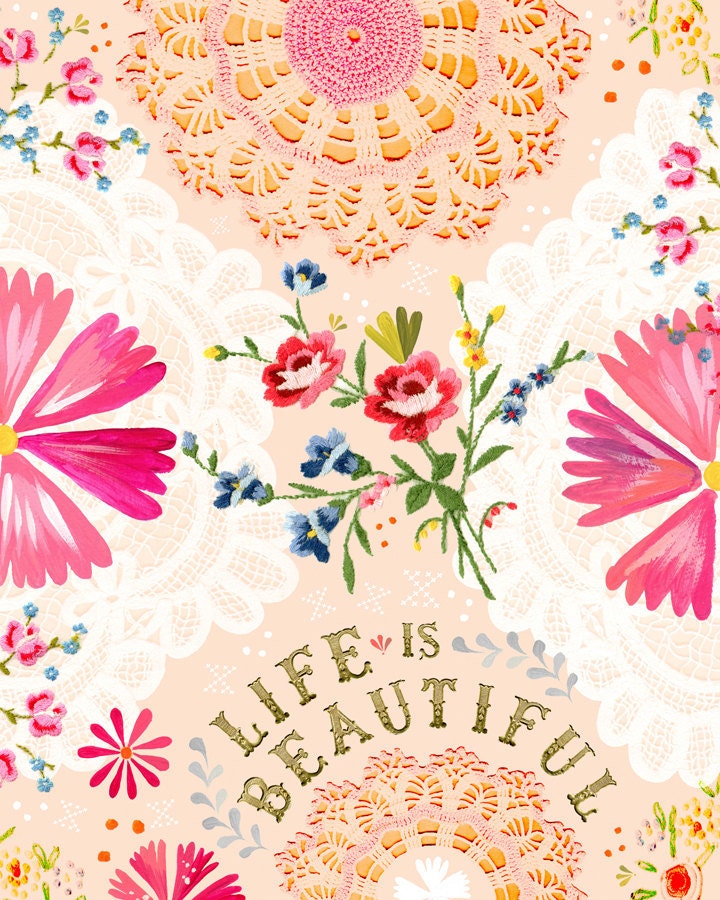 Life is Beautiful Art Print