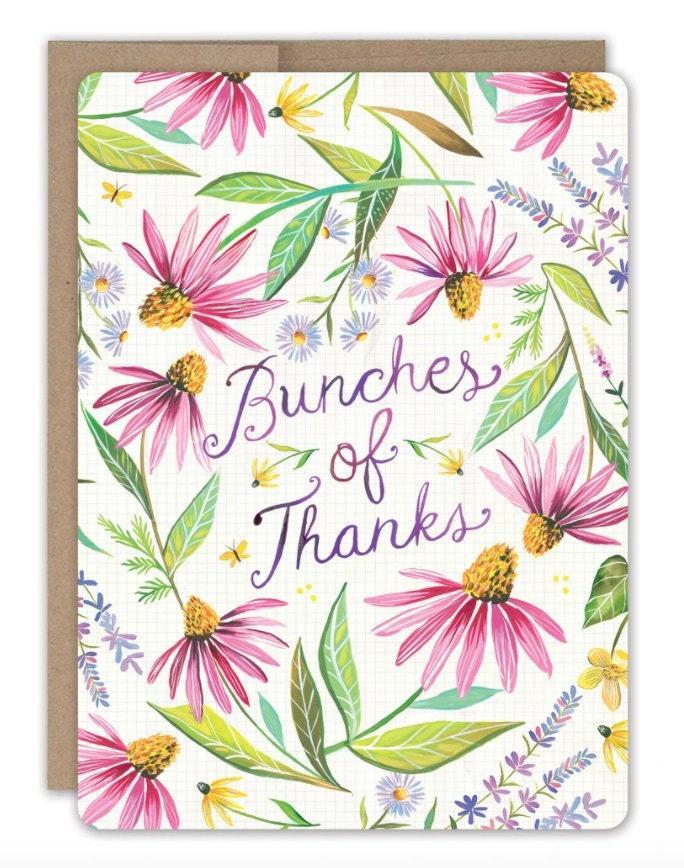 Bunches of Thanks - Greeting Card