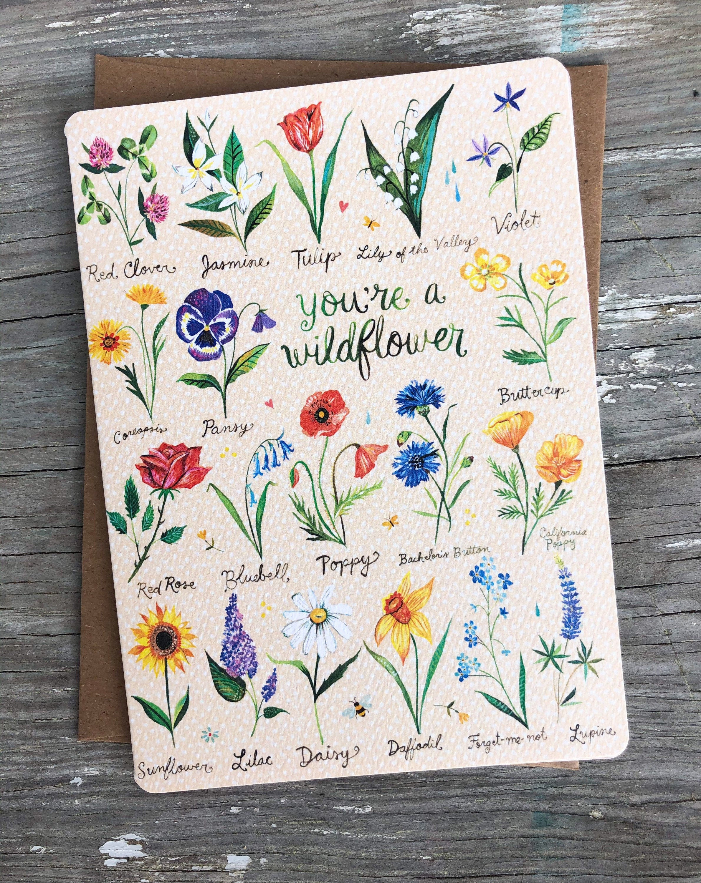Wildflower - Birthday Card