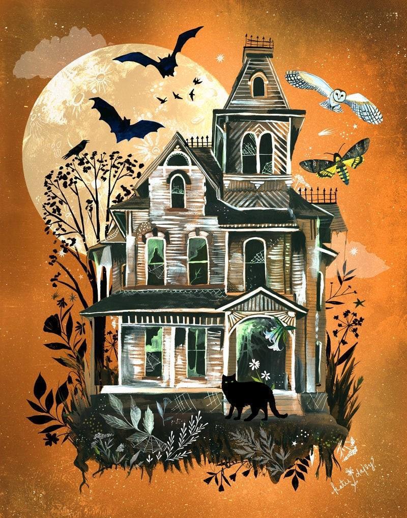 October House Art Print