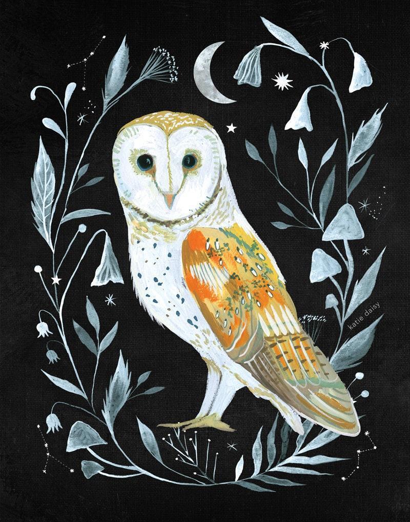 Barn Owl Art Print