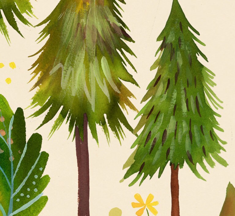 Fresh Woods Art Print