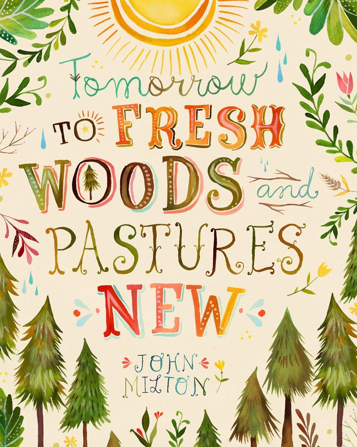 Fresh Woods Art Print