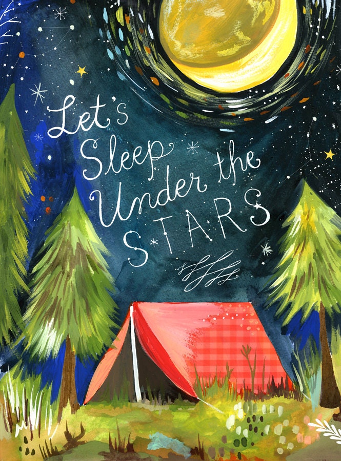 Sleep Under The Stars Art Print