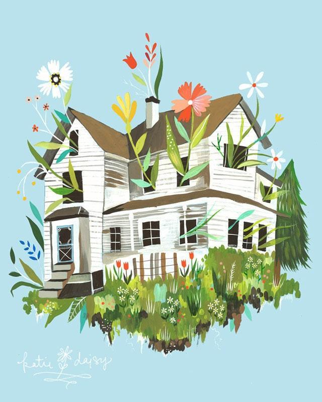 Magic Farmhouse Art Print