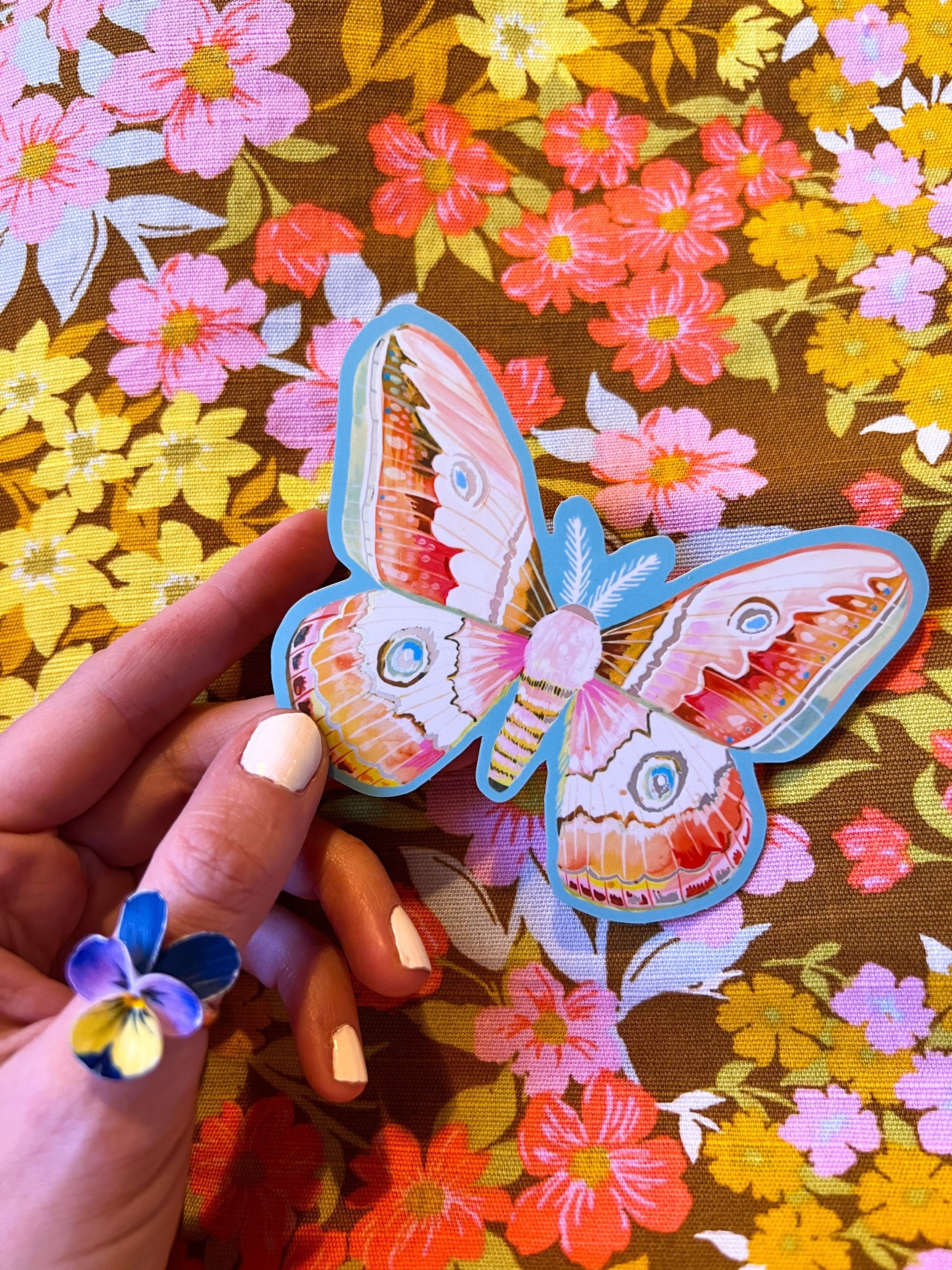 Carnival Moth Sticker