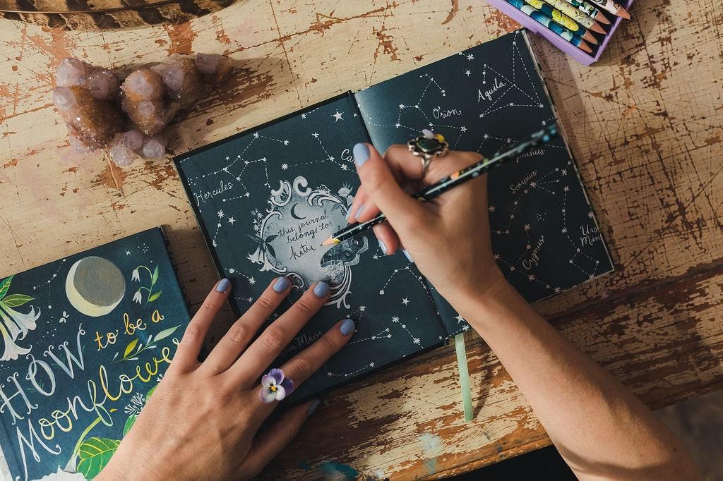 Hardcover Journal - Under The Light of The Moon