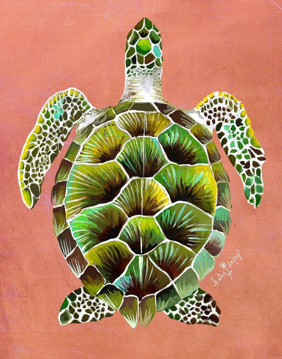 Sea Turtle Art Print