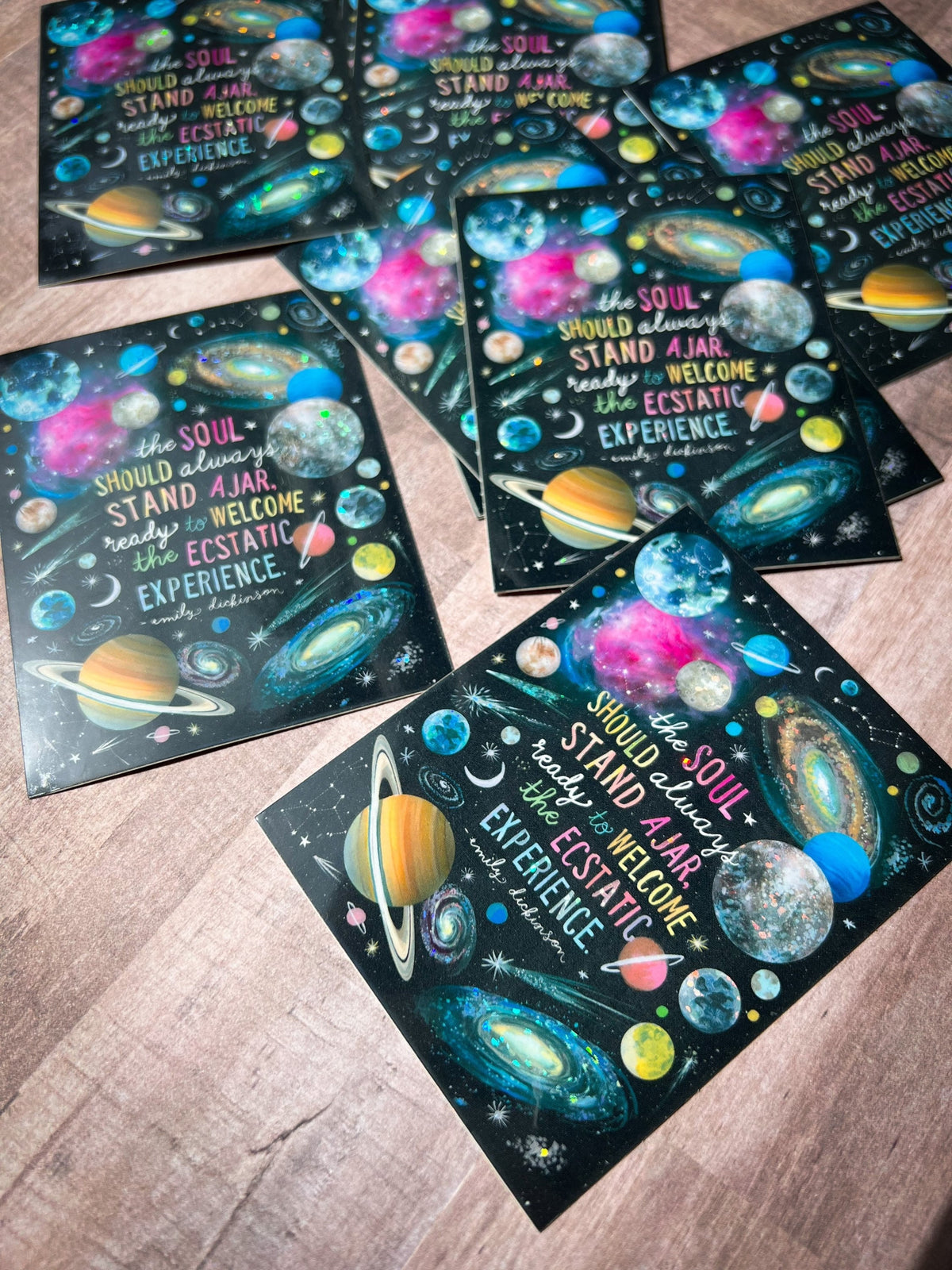 Ecstatic Experience Glitter Sticker | Katie Daisy | Joyful Goods for ...