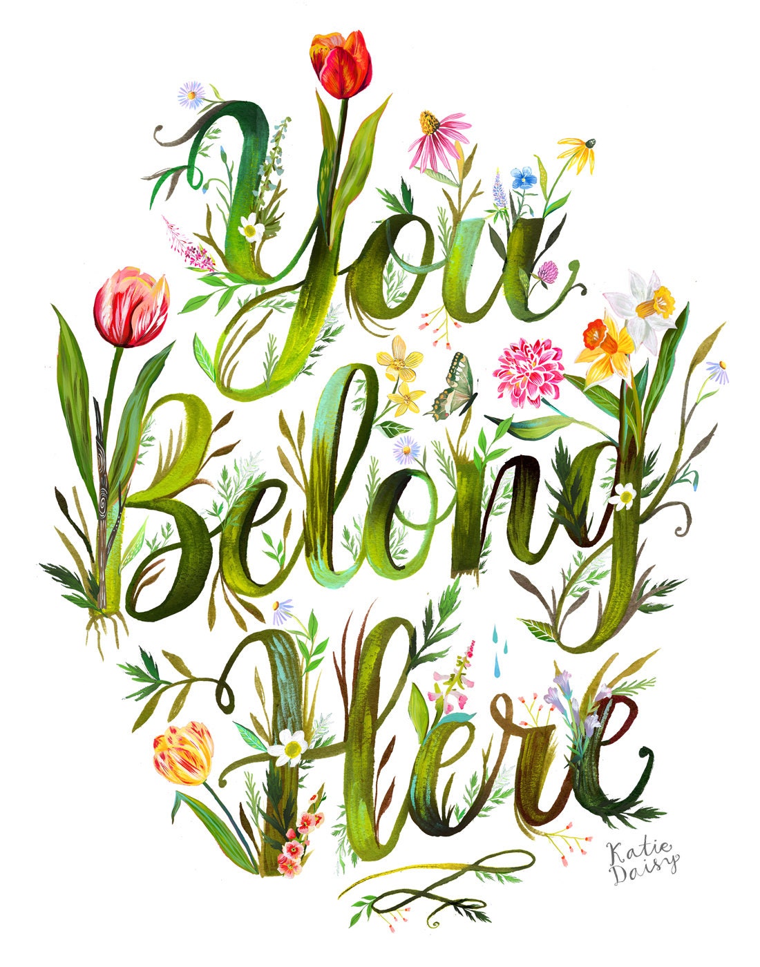 You Belong Here Art Print