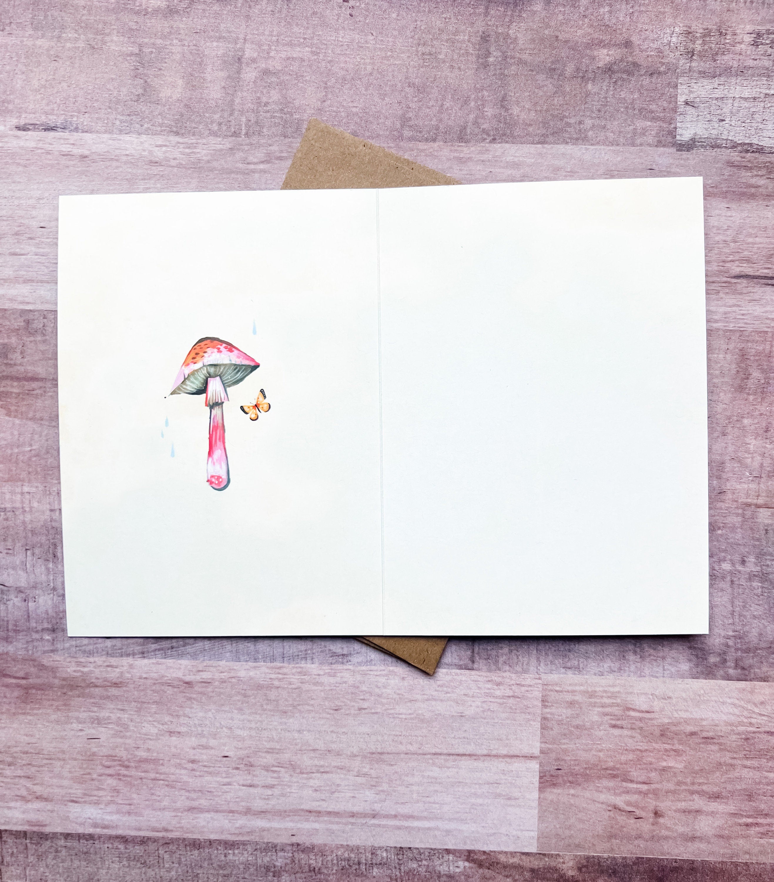 Mushrooms - Blank Card