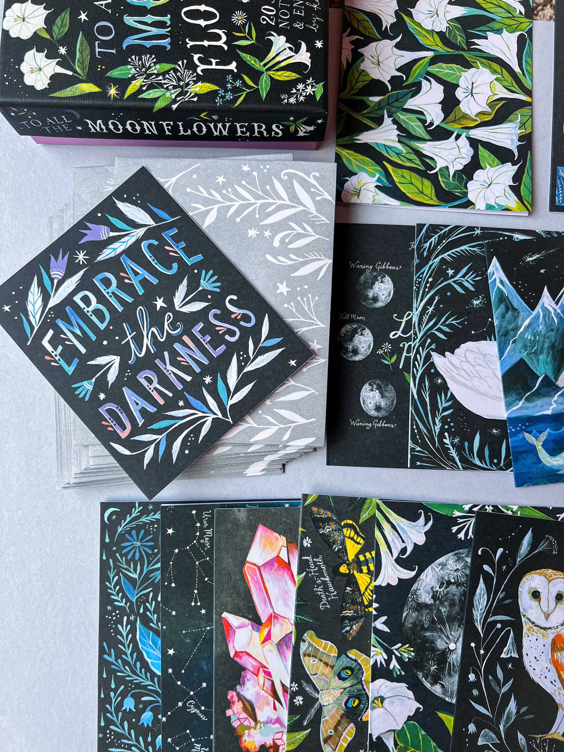 To All The Moonflowers Notecards