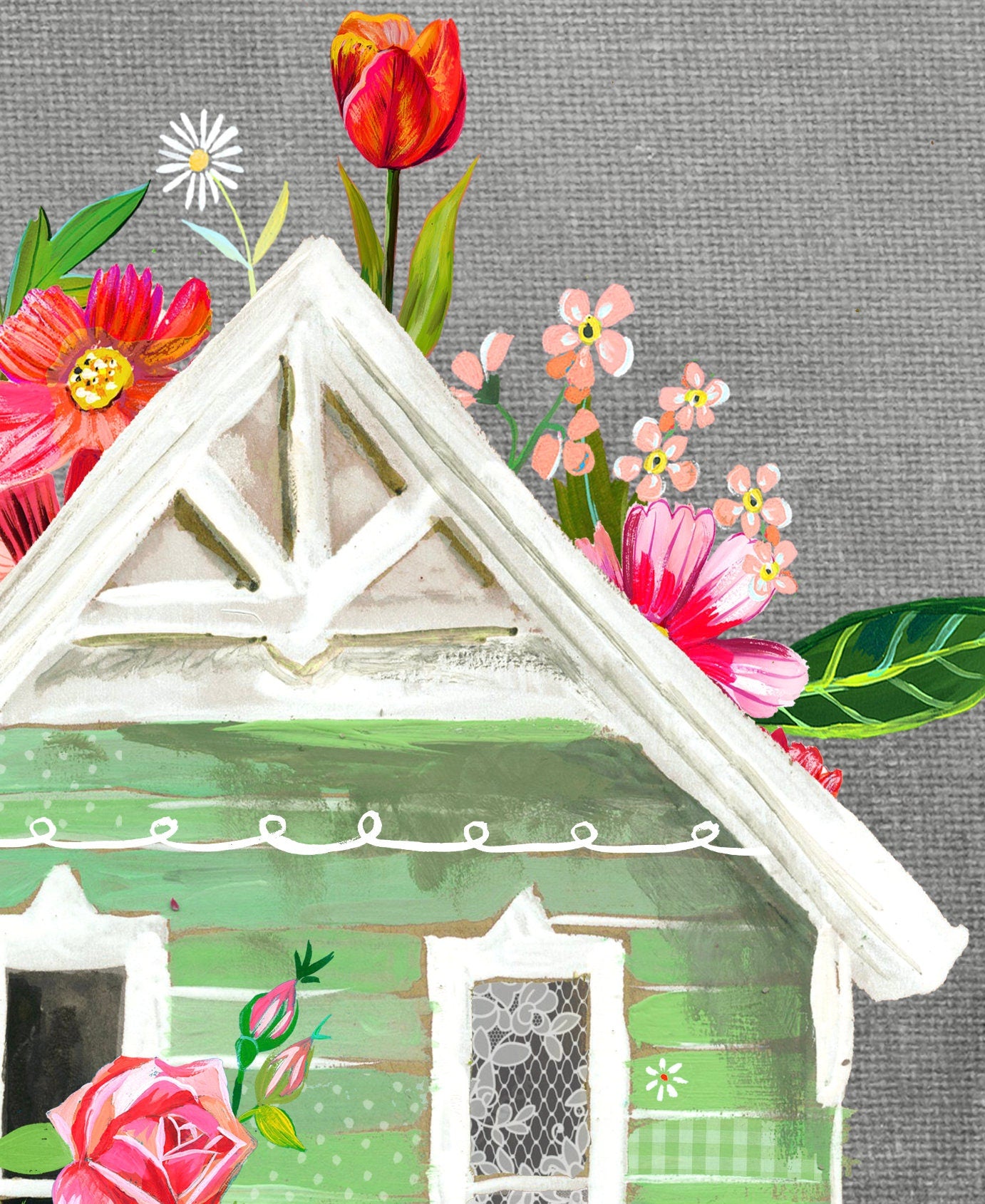 Garden Home Art Print