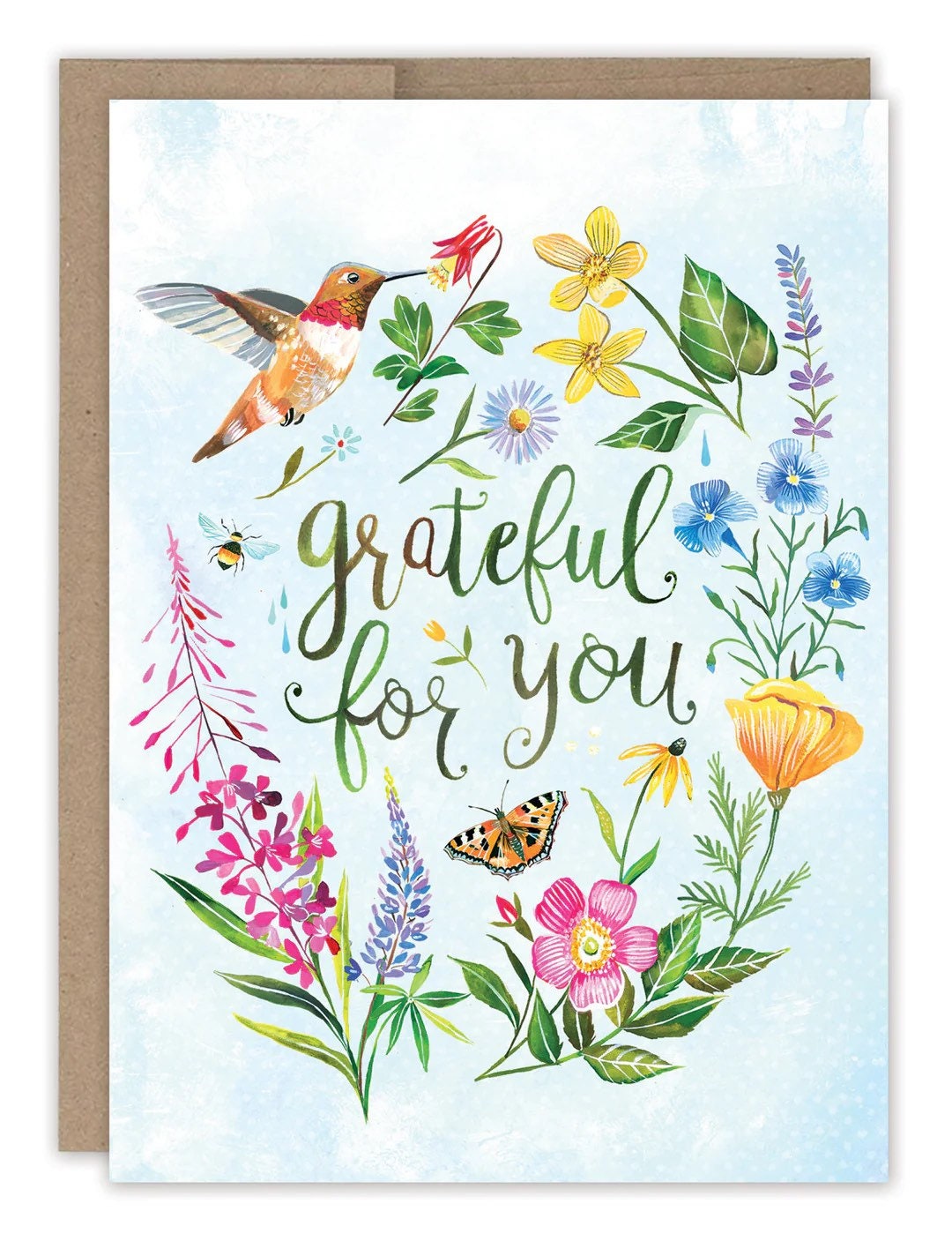 Grateful Hummingbird - Mother’s Day Card