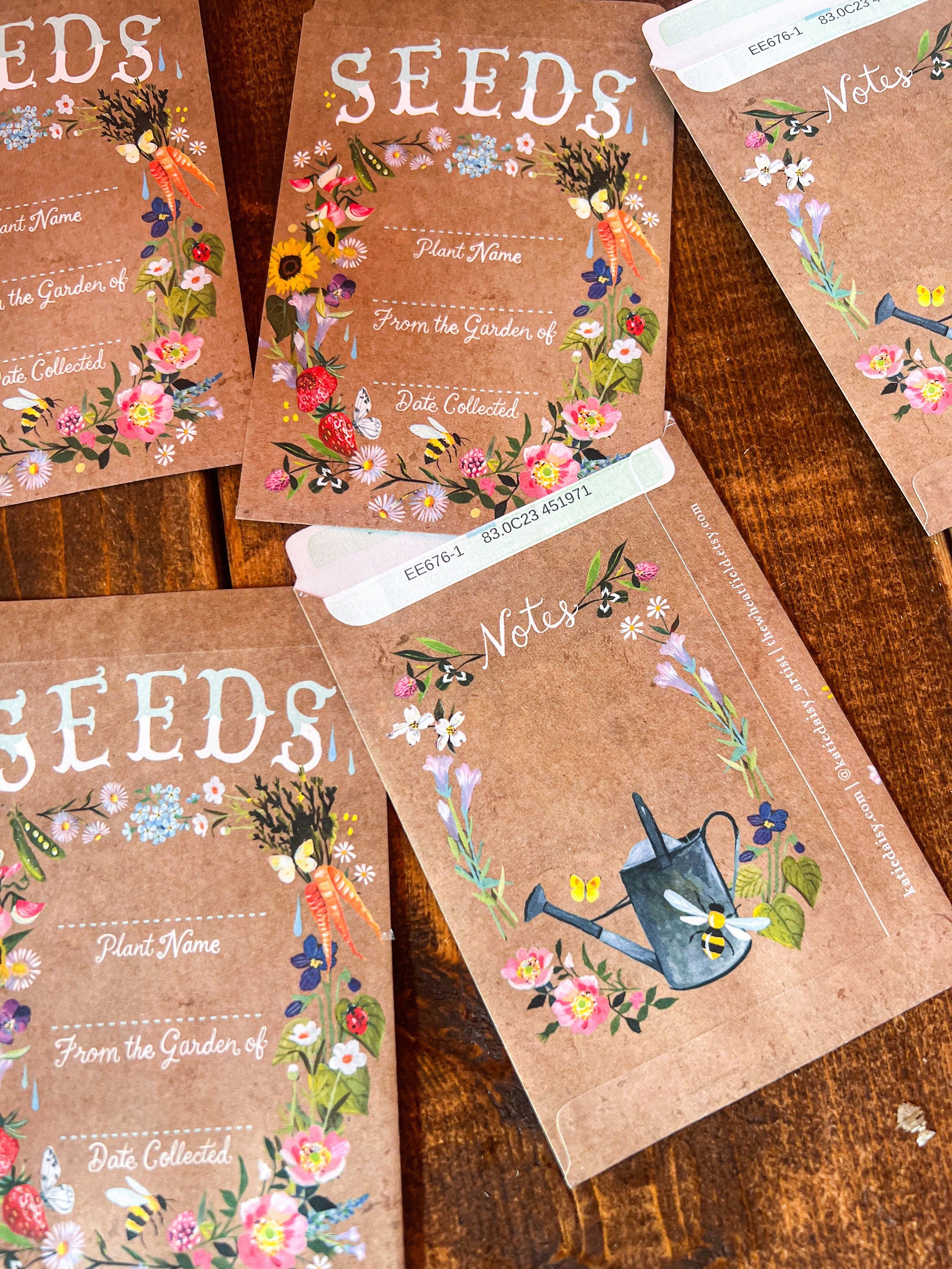 Seed Saver Packets - set of 5