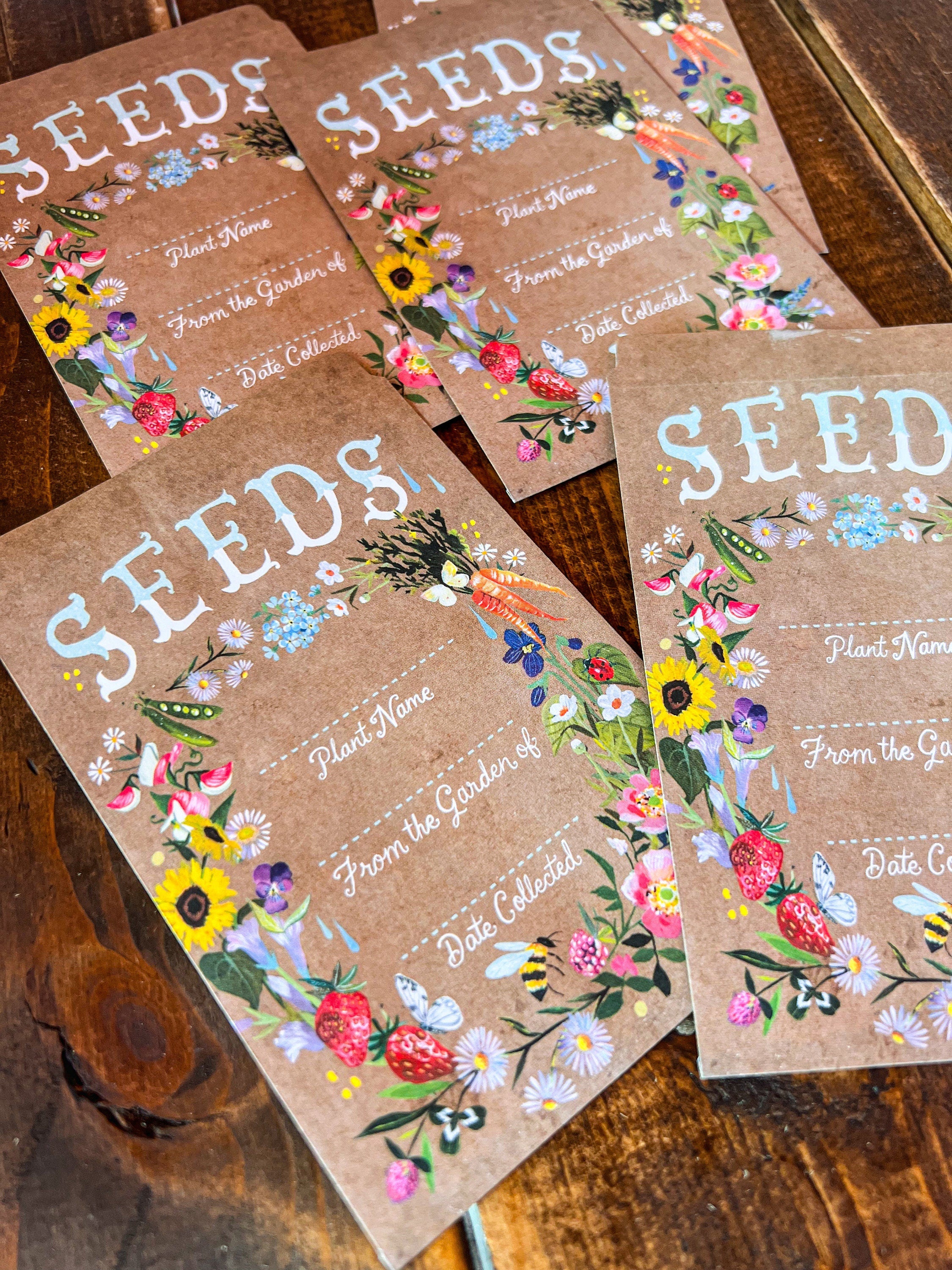 Seed Saver Packets - set of 5