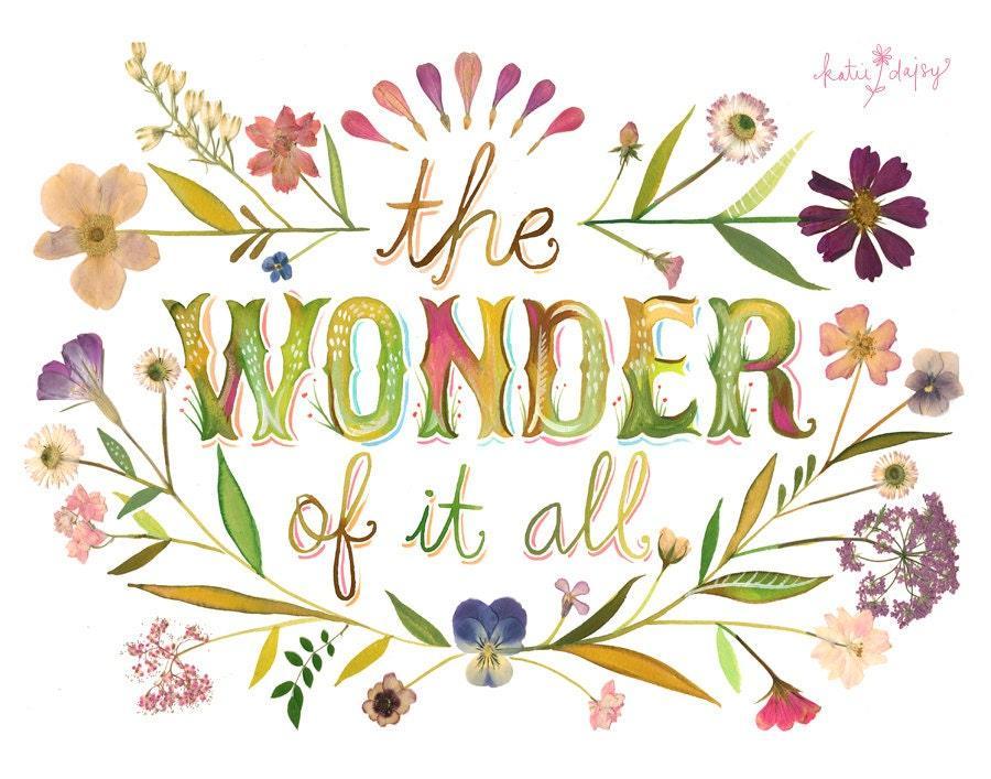 The Wonder Of It All Art Print