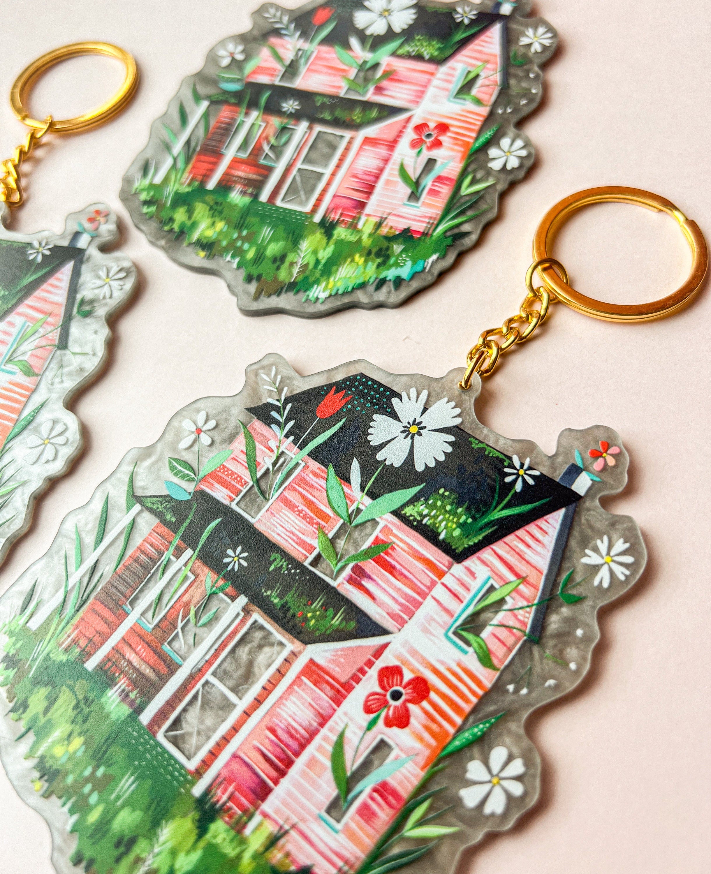 Prairie House Keychain