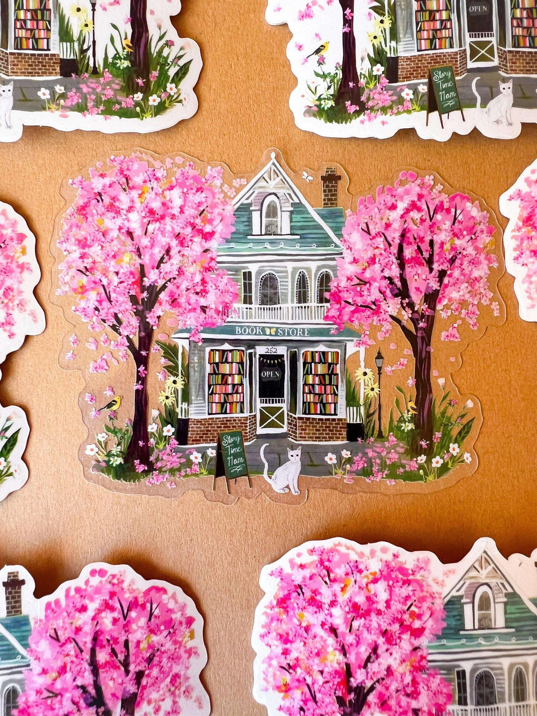 Bookstore Clear Sticker