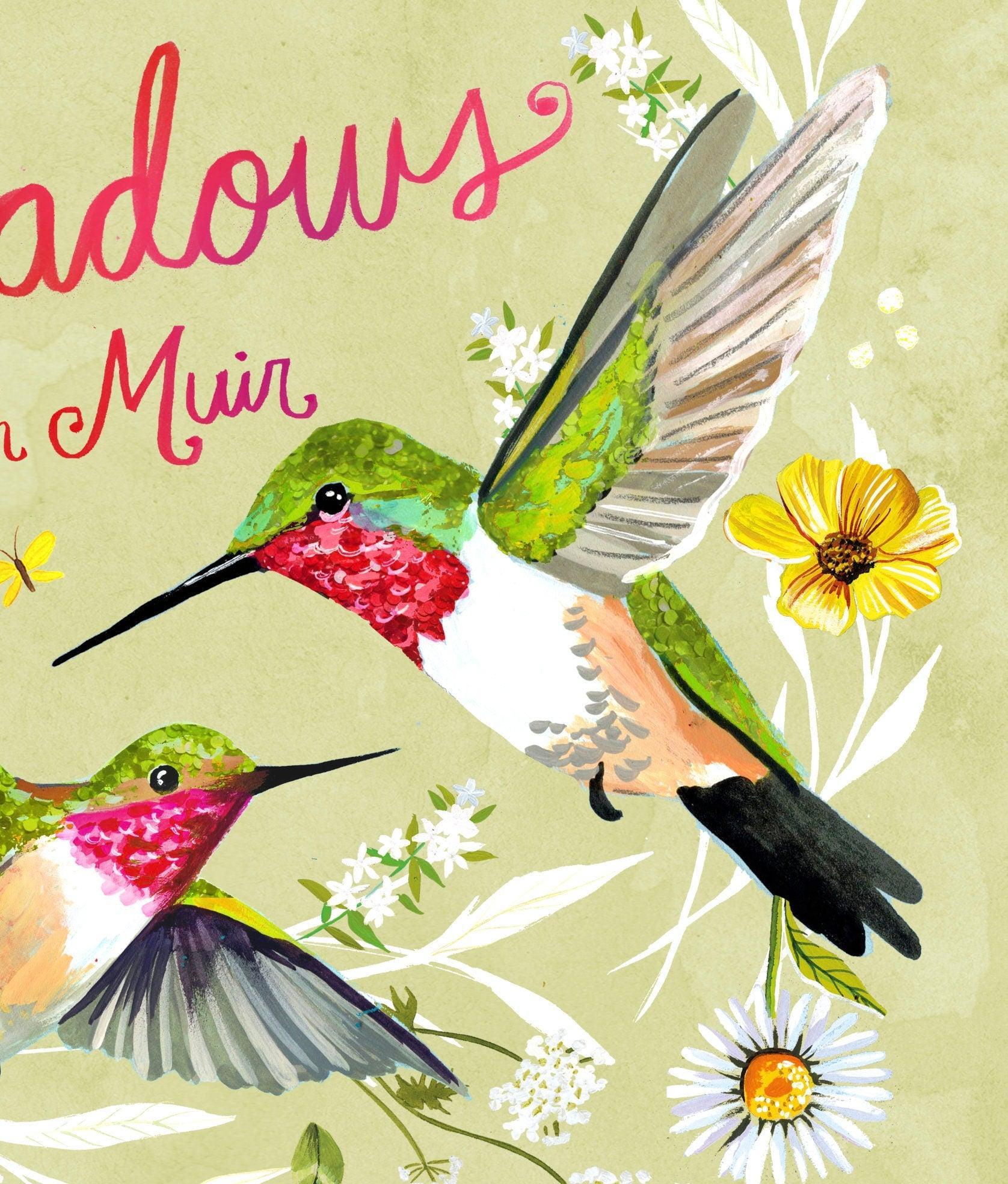 Hummingbirds Art Print