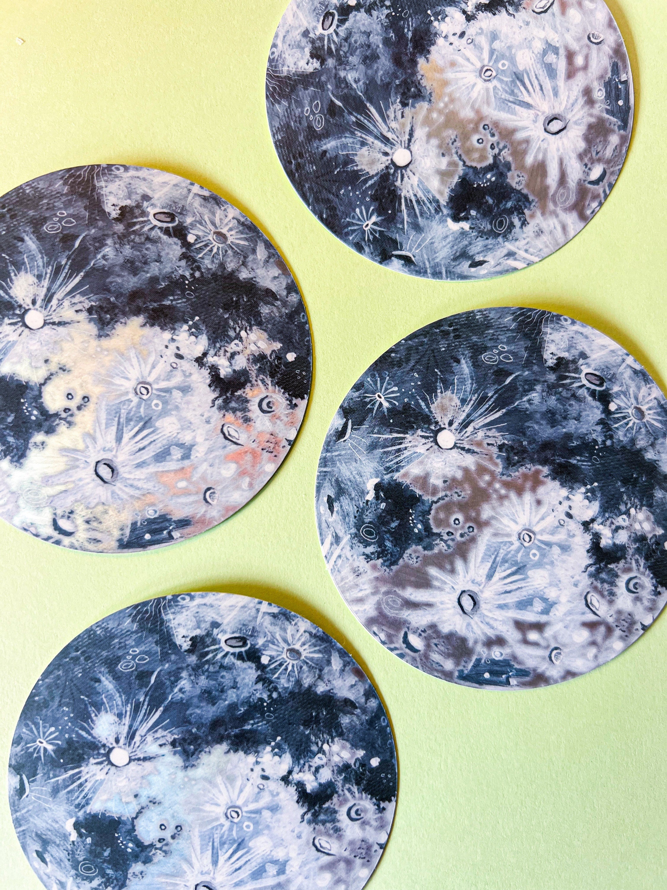 Moon Hologram Sticker