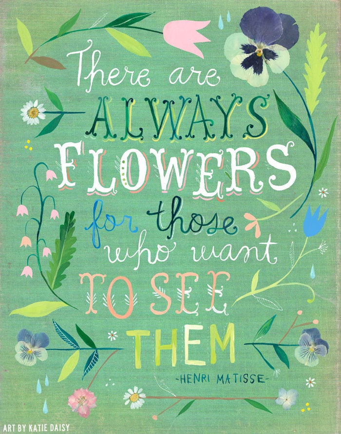 There Are Always Flowers Matisse Art Print
