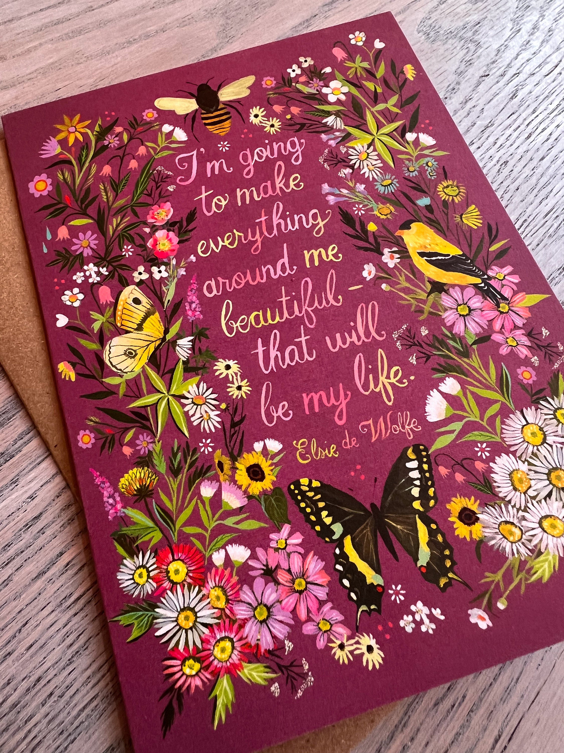 Everything Beautiful - Birthday Card